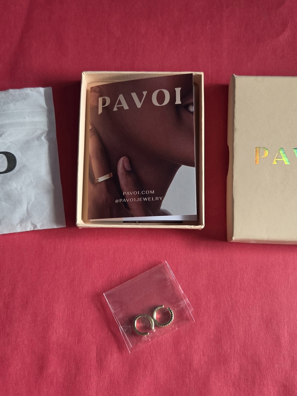 PAVOI Gold Hoop Ear Cuffs